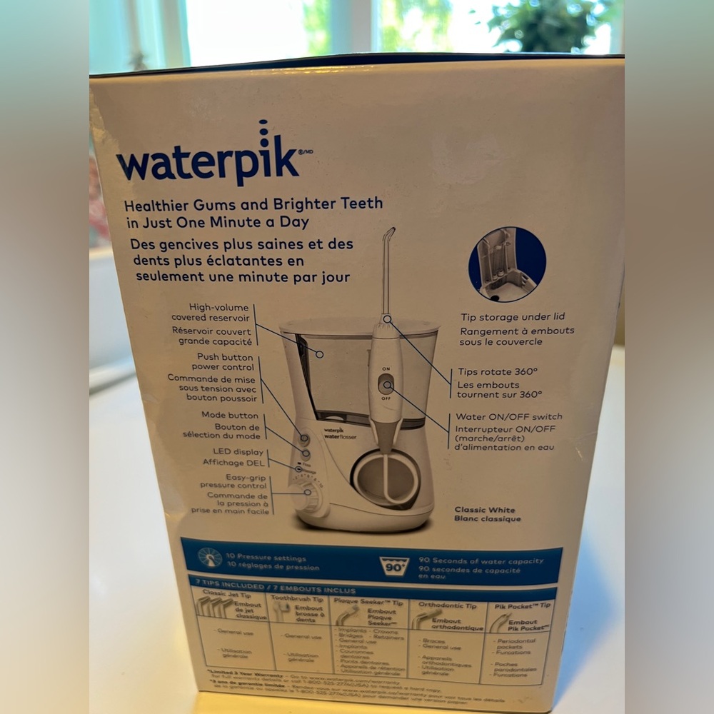 Waterpik Aquarius Water Flosser - White - Picture 2 of 11